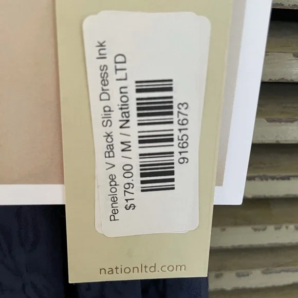Nation LTD Penelope V Back slip dress - Picture 6 of 11